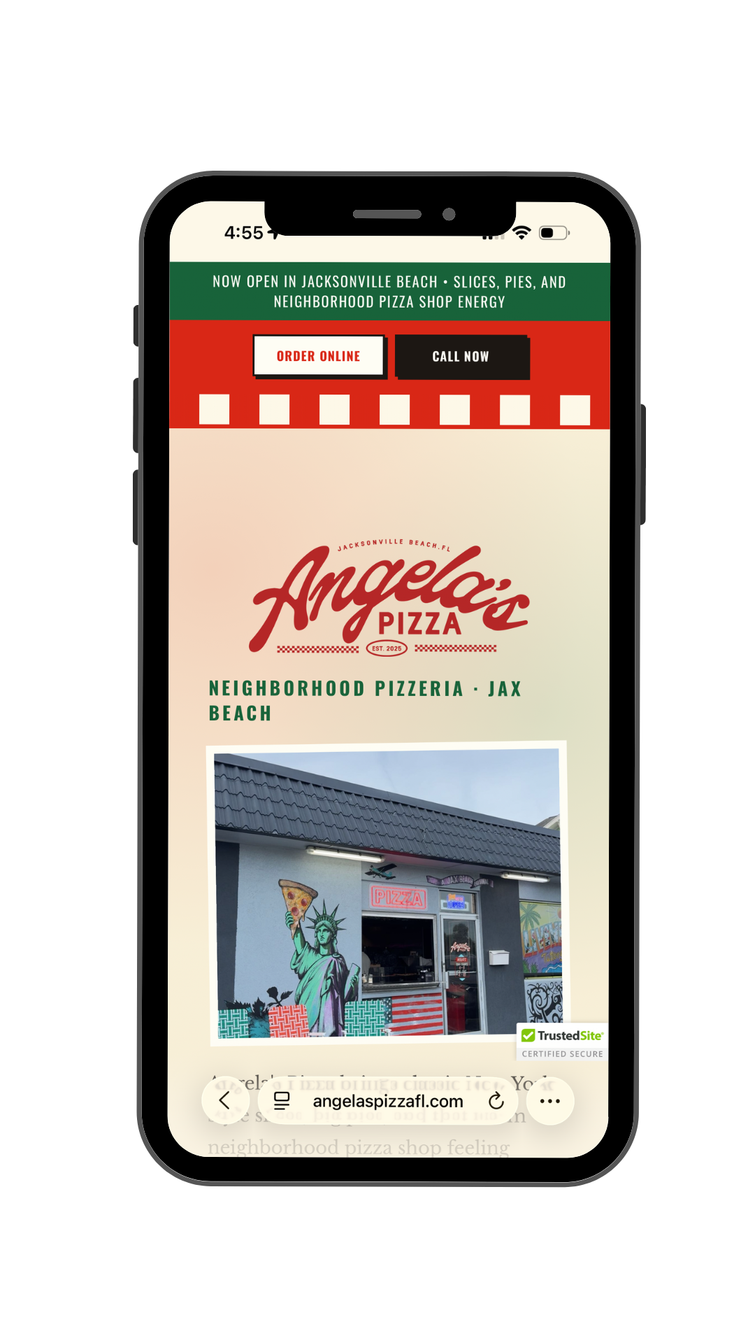Angelas Pizza | Jacksonville Beach Florida
