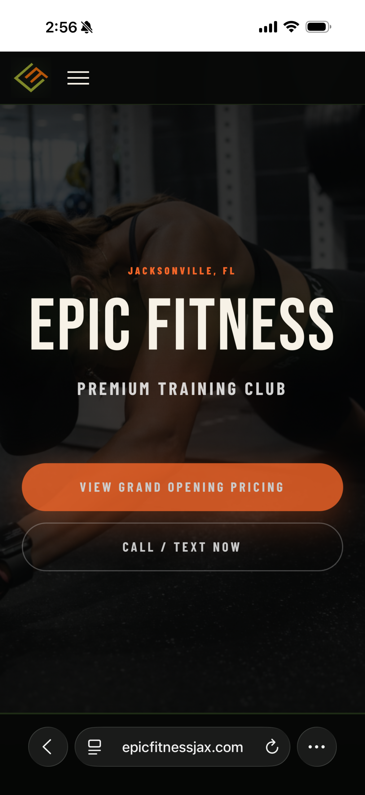 Epic Fitness Jax mobile
