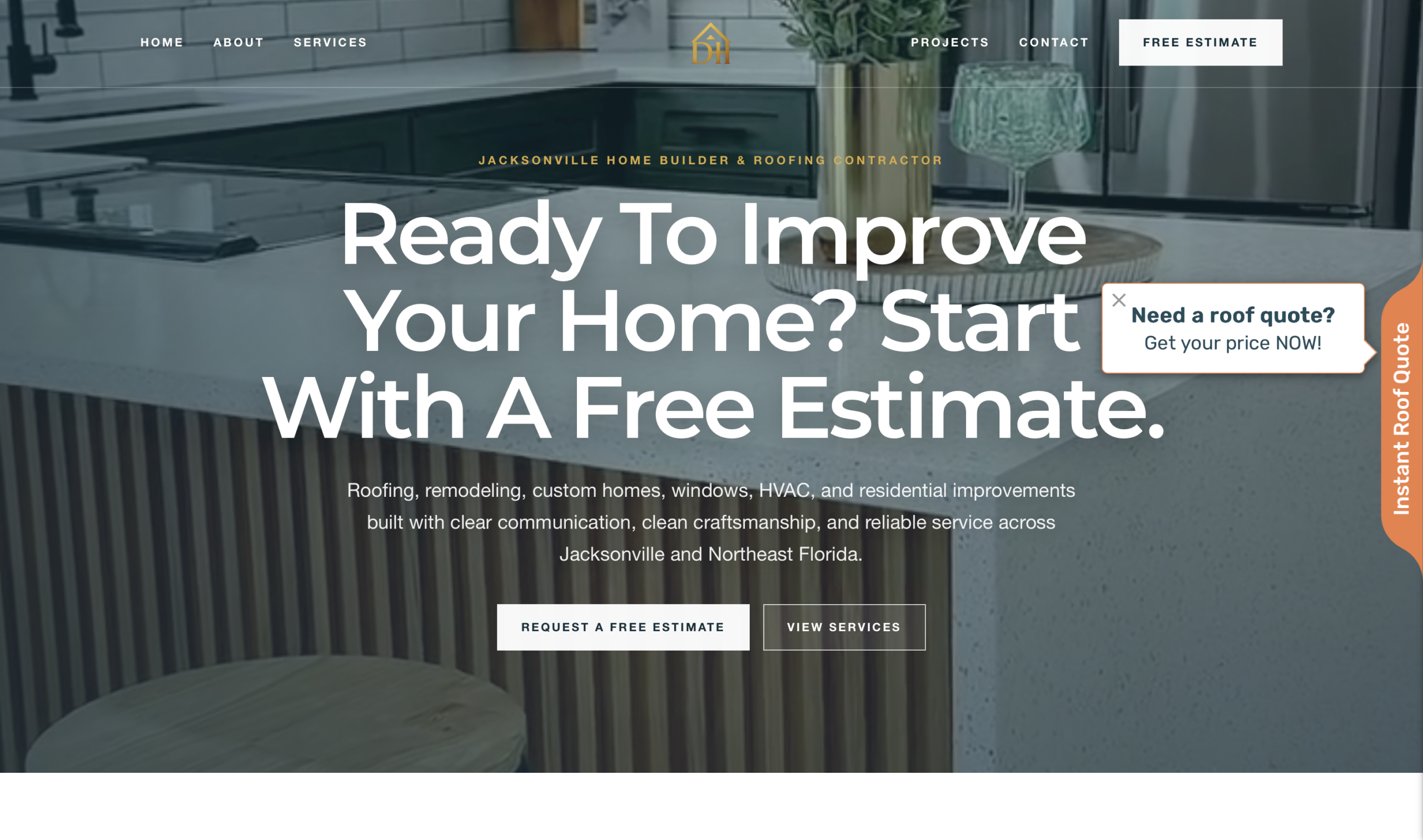 Dream Home Builders website